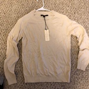 NWT Scoop neck sweater with keyhole opening